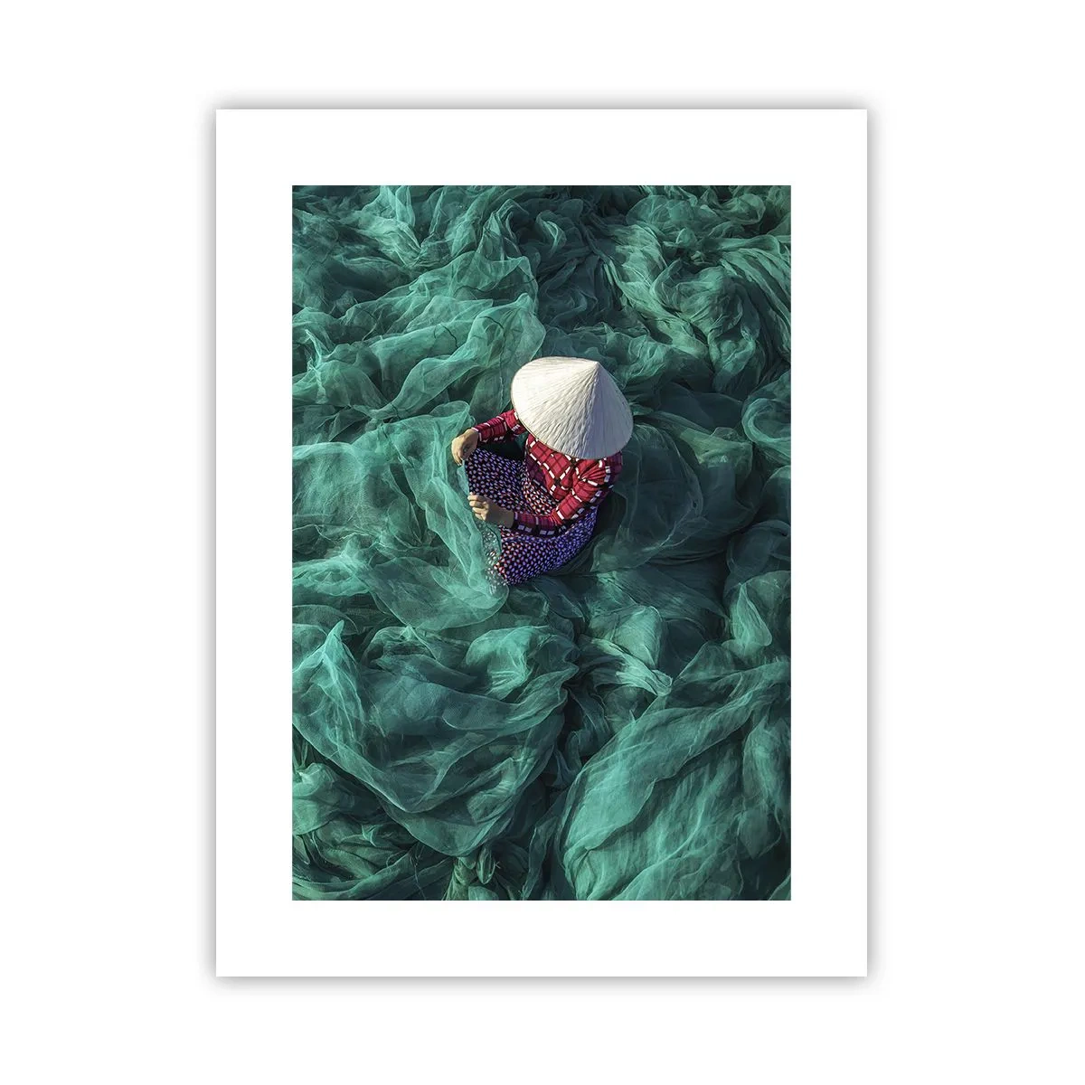 Poster - In einem Meer aus Netzen - 30x40 cm