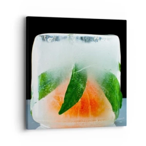 Bild auf Leinwand - Leinwandbild - Frisch und kühl - 40x40 cm