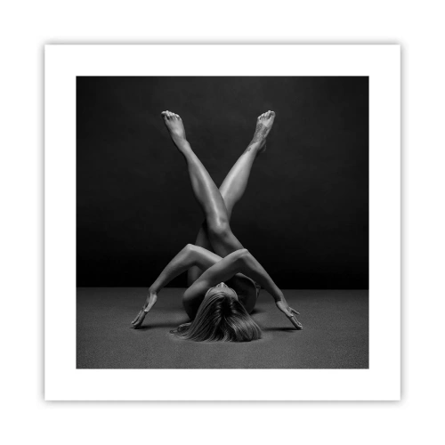Poster - Die Geometrie der Nacktheit - 40x40 cm