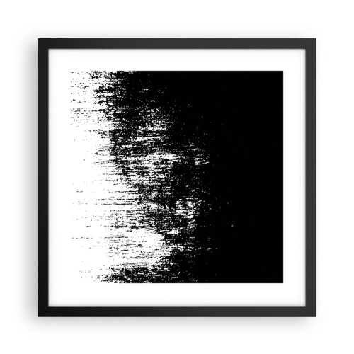 Poster in einem schwarzem Rahmen - Und der Gewinner ist ... - 40x40 cm