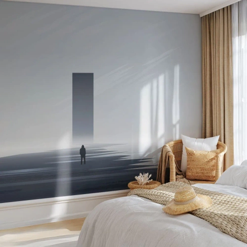 Fototapete Standard Eco - Chance oder Bedrohung? - Minimalismus, Modern, Einsamkeit - 200x140 cm