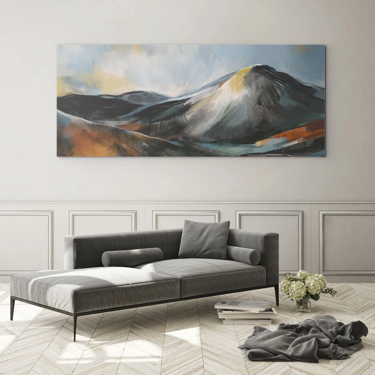 Glasbild - Bild auf glas - Roh und schön - 100x40 cm