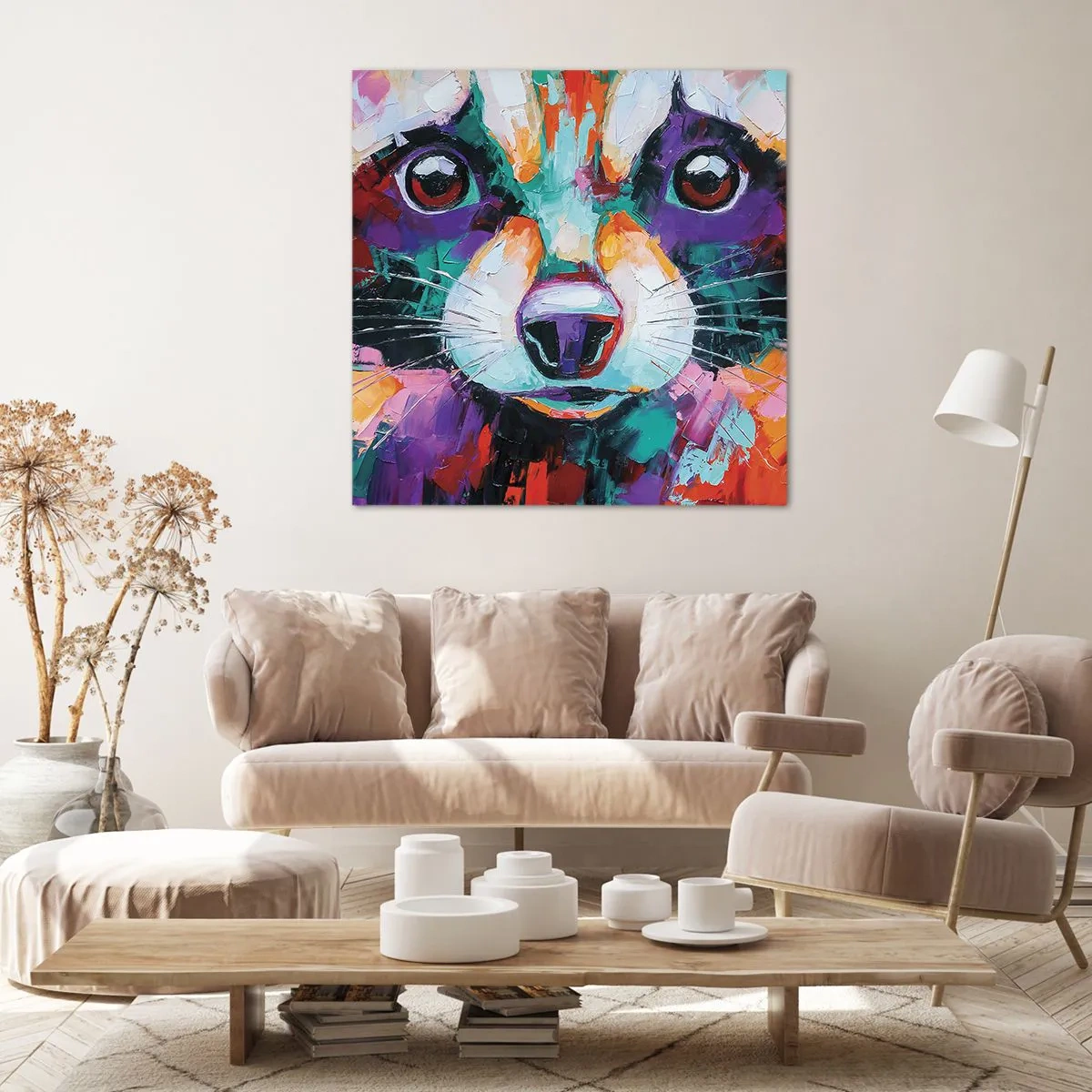 Bild auf Leinwand - Leinwandbild - Nur gute Emotionen - 30x30 cm