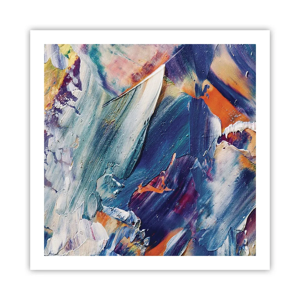 Poster - Farbverwirrung - 60x60 cm