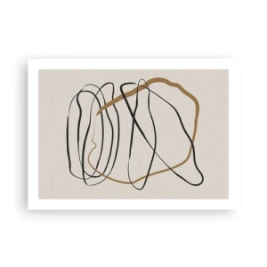 Poster - Komposition – Looptanz - 70x50 cm