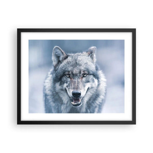 Poster in einem schwarzem Rahmen - Werden Sie die Herausforderung annehmen? - 50x40 cm