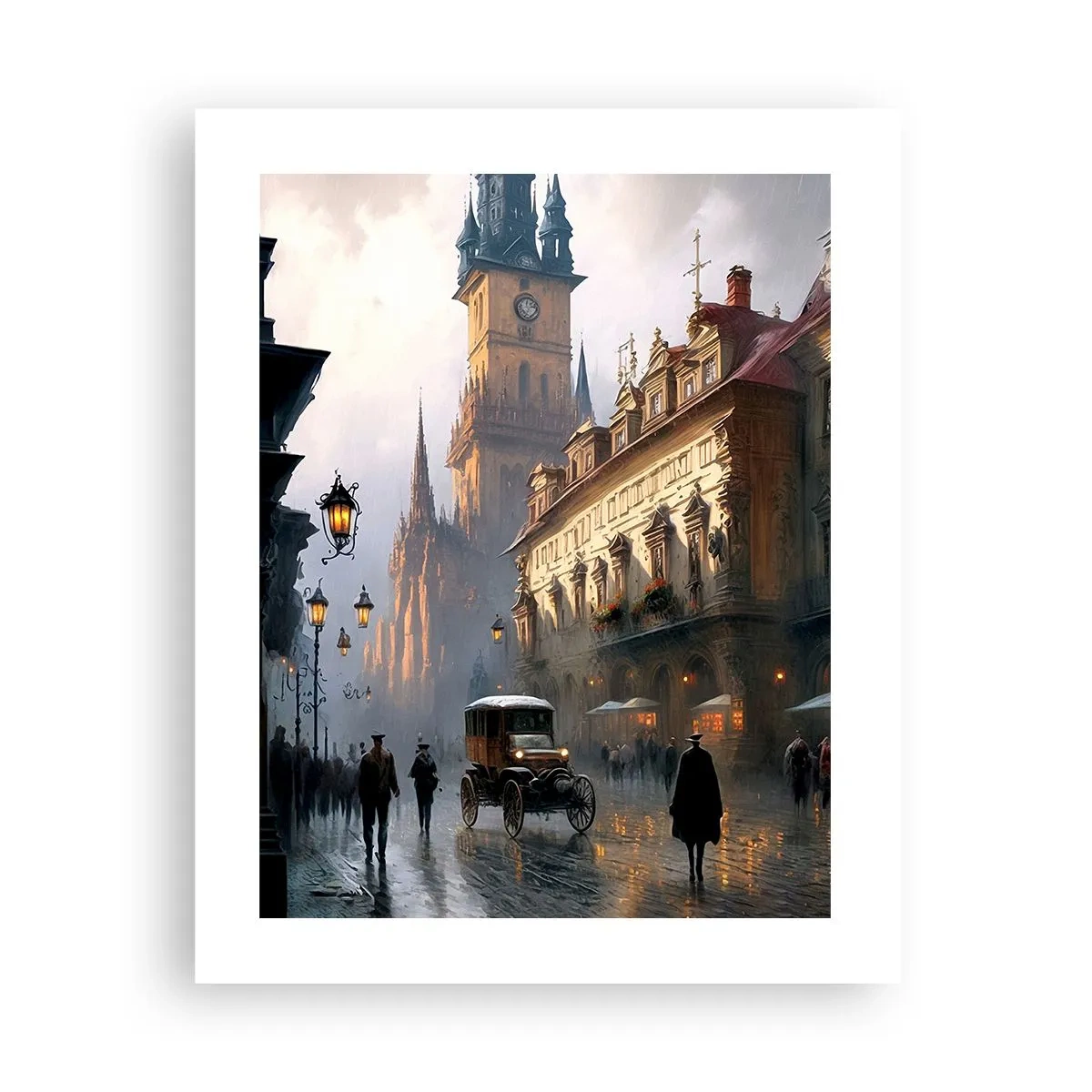 Poster - Charme eines Prager Abends - 40x50 cm