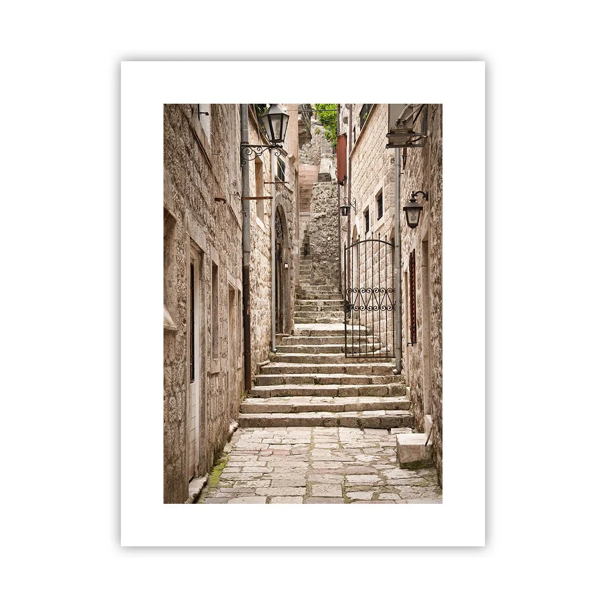 Poster - Eine magische alte Gasse - 30x40 cm