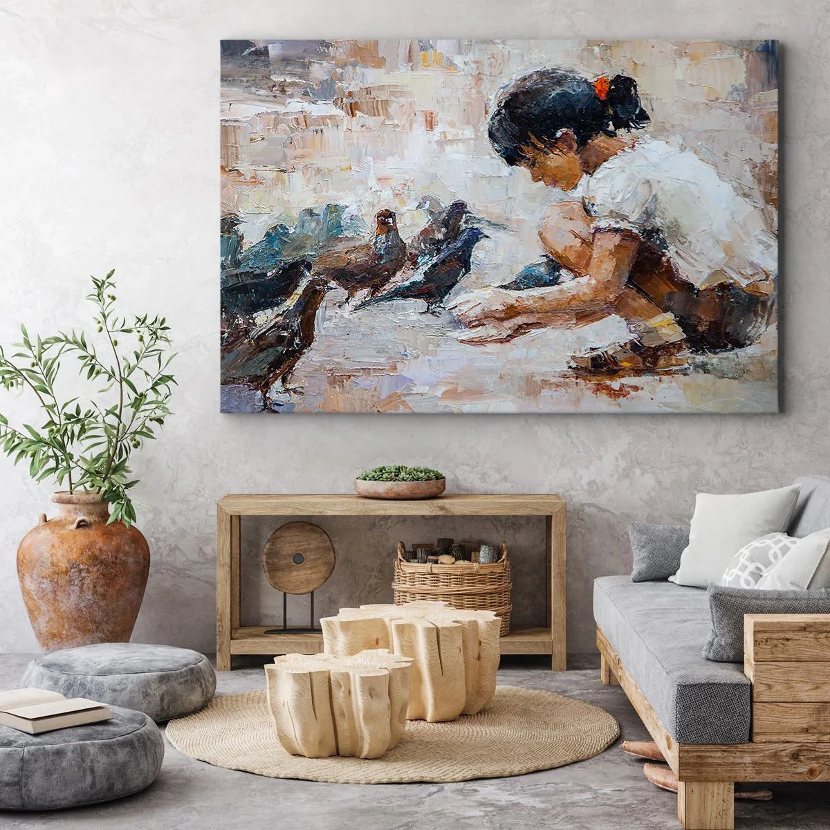 Bild auf Leinwand - Leinwandbild - Die Kleinen und die Schönsten - 70x50 cm