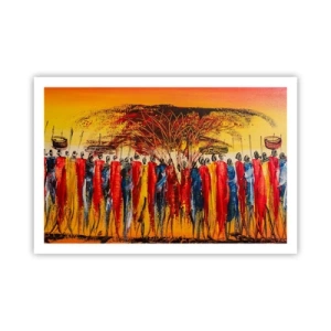 Poster - Dort, dort, dort gehen sie - 91x61 cm