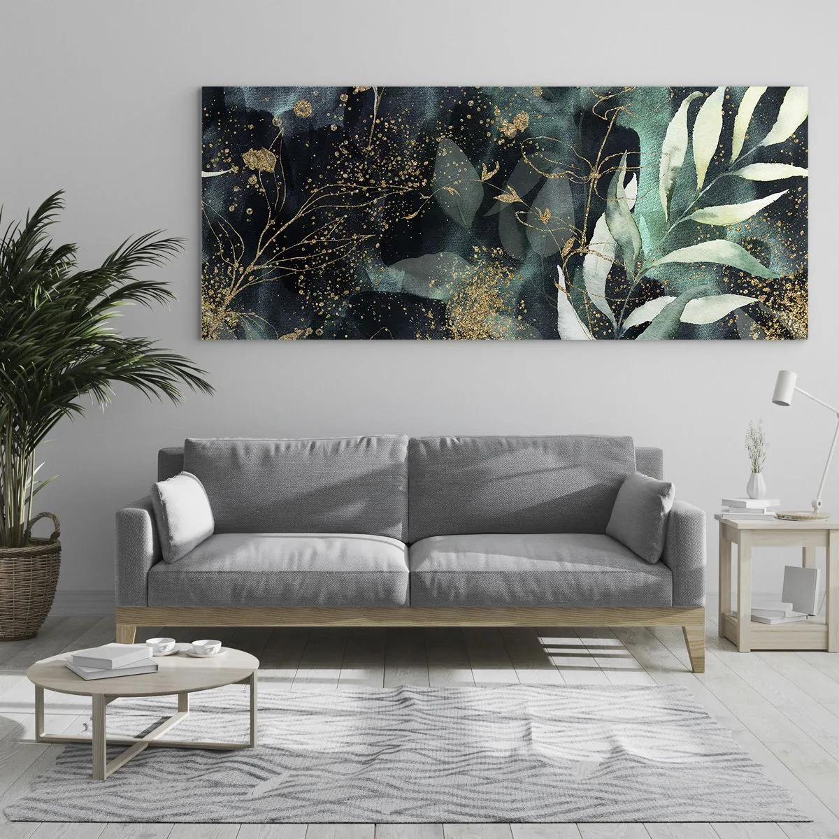 Glasbild - Bild auf glas - Zaubergarten - 100x40 cm