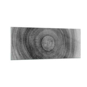 Glasbild - Bild auf glas - Zeichen der Zeit - 100x40 cm