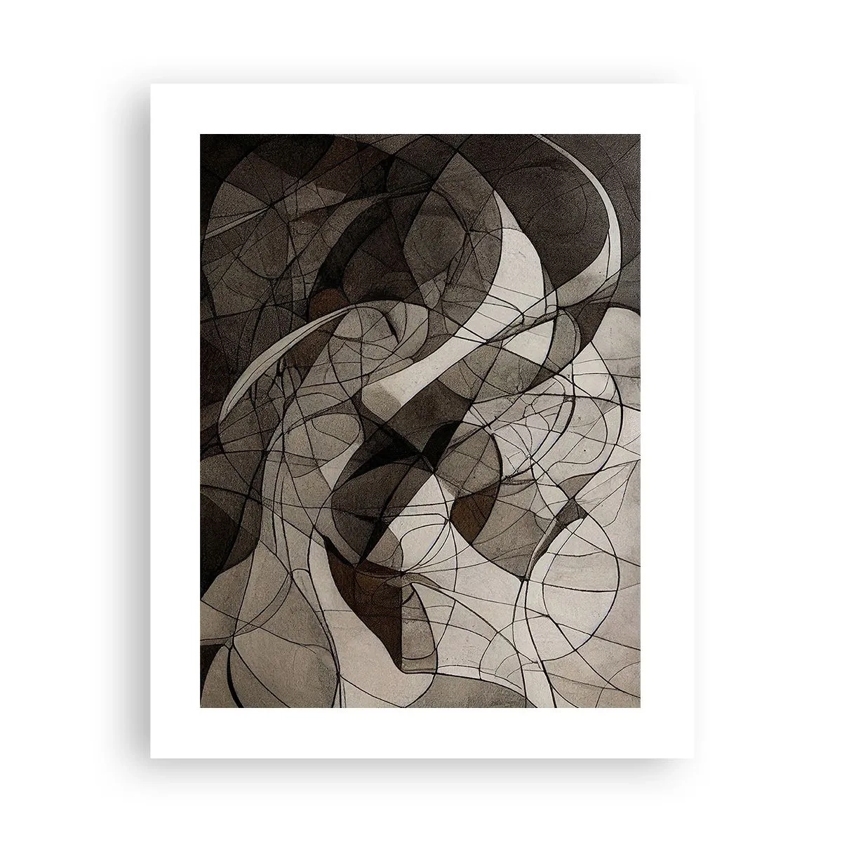 Poster - Zirkulation von Erdfarben - 40x50 cm