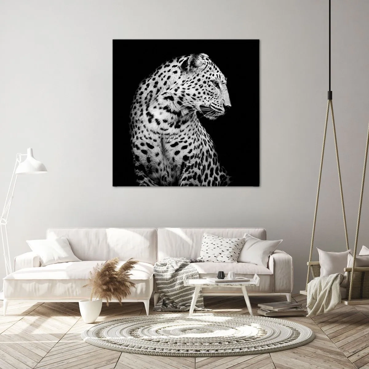 Bild auf Leinwand - Leinwandbild - Rechtes Profil perfekt! - 70x70 cm
