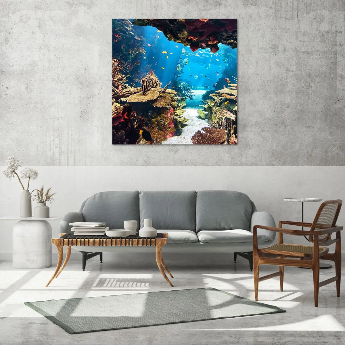 Glasbild - Bild auf glas - Du hast es noch nicht einmal geträumt - 50x50 cm