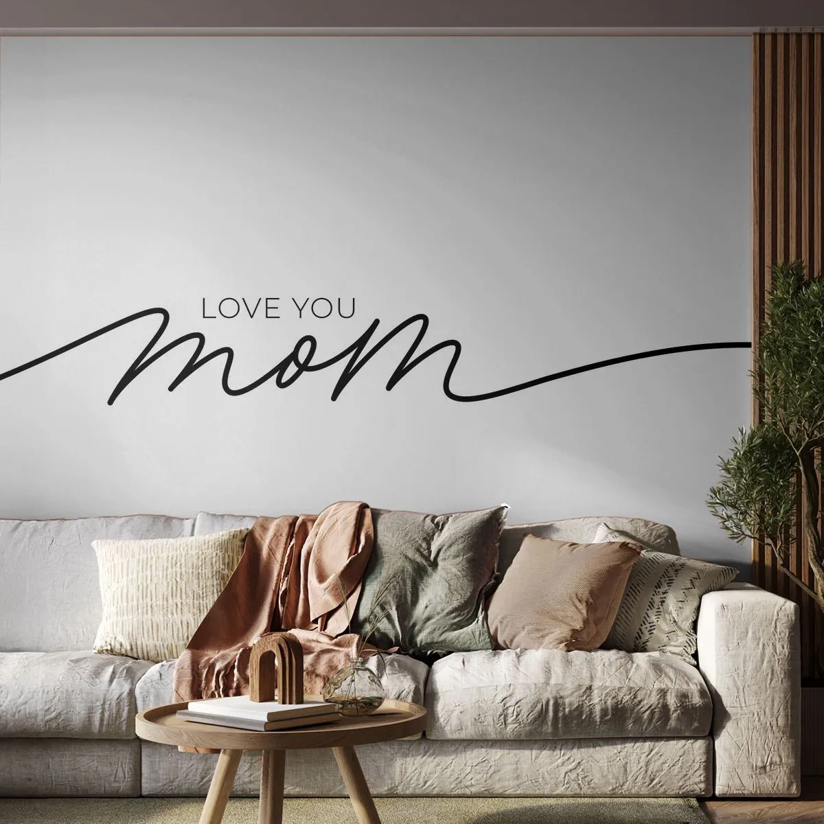 Fototapete Premium Sand - Große Emotionen - Typografie, Bejahung, Maxime - 350x256 cm