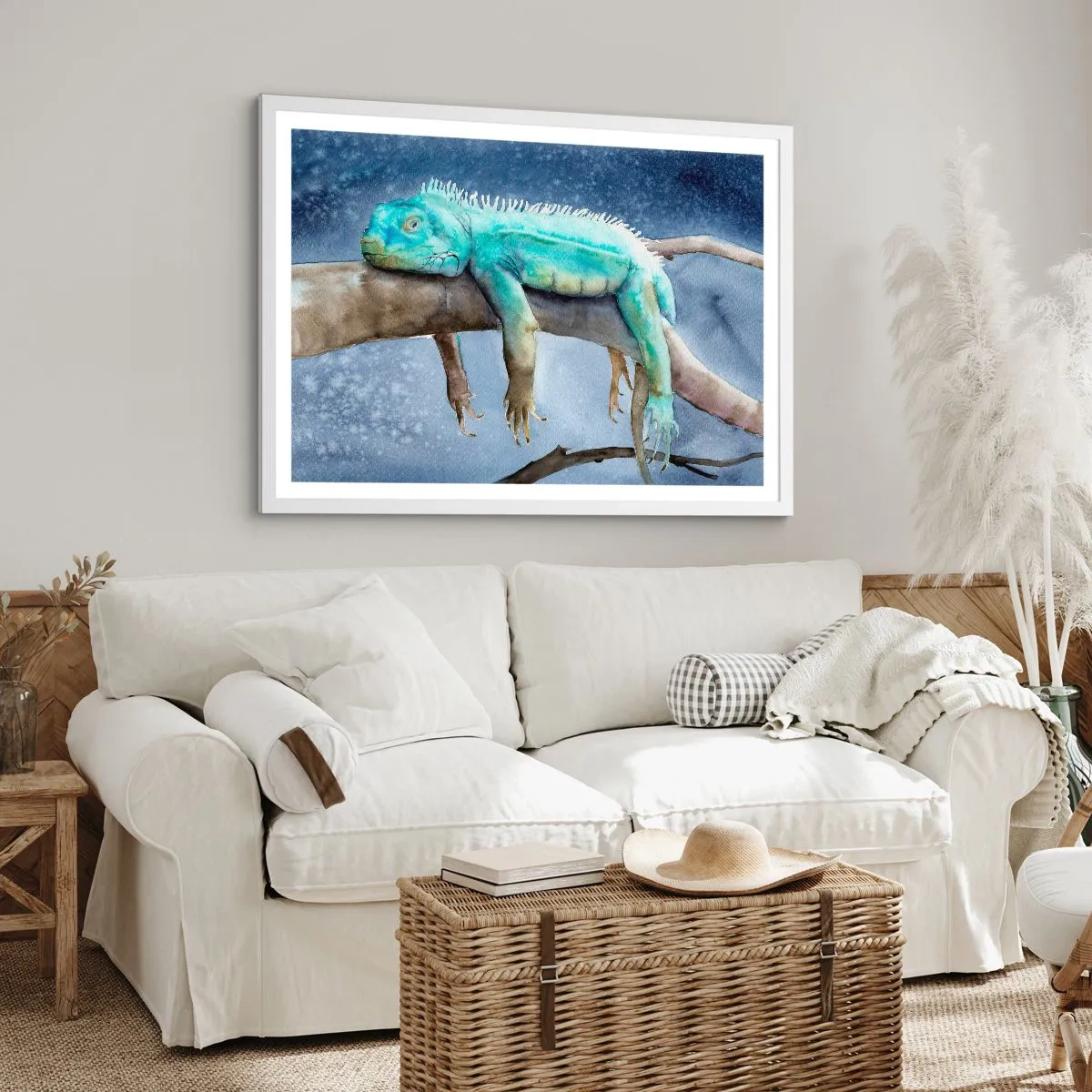 Poster in einem weißen Rahmen - Es ist gut! - 40x30 cm