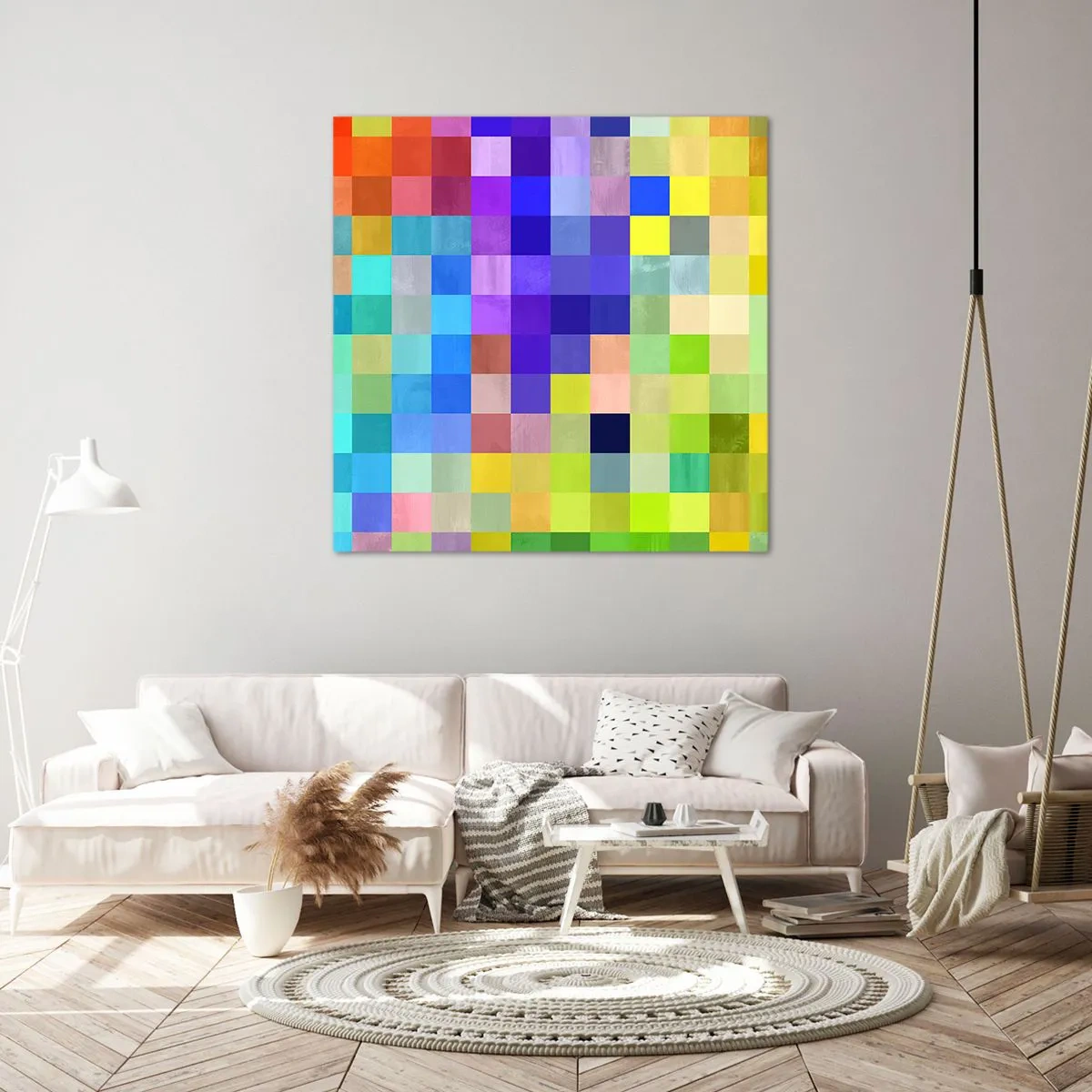 Bild auf Leinwand - Leinwandbild - Alle anderen, alle gleich - 70x70 cm