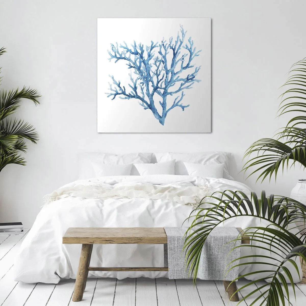 Bild auf Leinwand - Leinwandbild - Nautisches Filigran - 60x60 cm