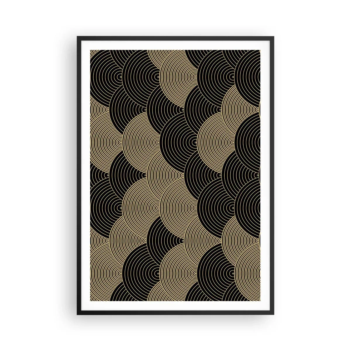 Poster in einem schwarzem Rahmen - Einheit in der Vielfalt - 70x100 cm