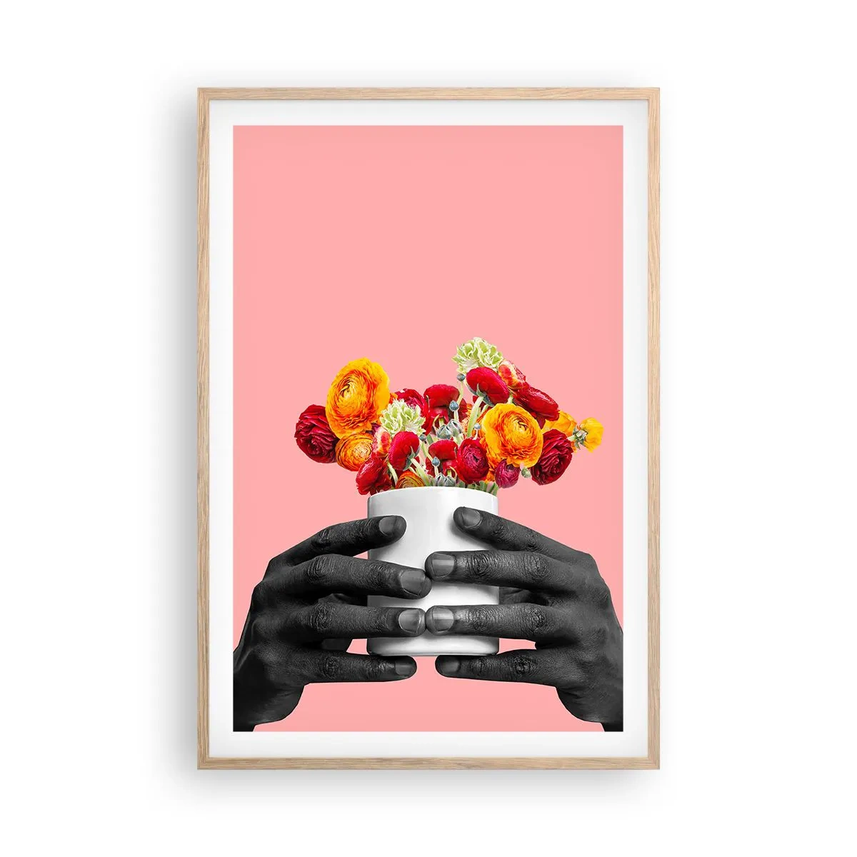 Poster in einem Rahmen aus heller Eiche - Die Apotheose des Lebens - 61x91 cm