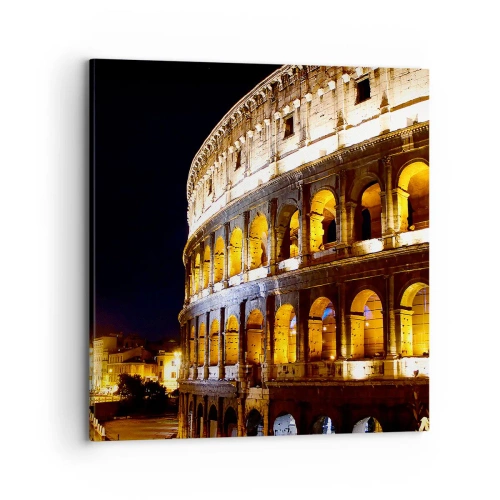 Bild auf Leinwand - Leinwandbild - Es ist Zeit, die Spiele zu beginnen - 70x70 cm