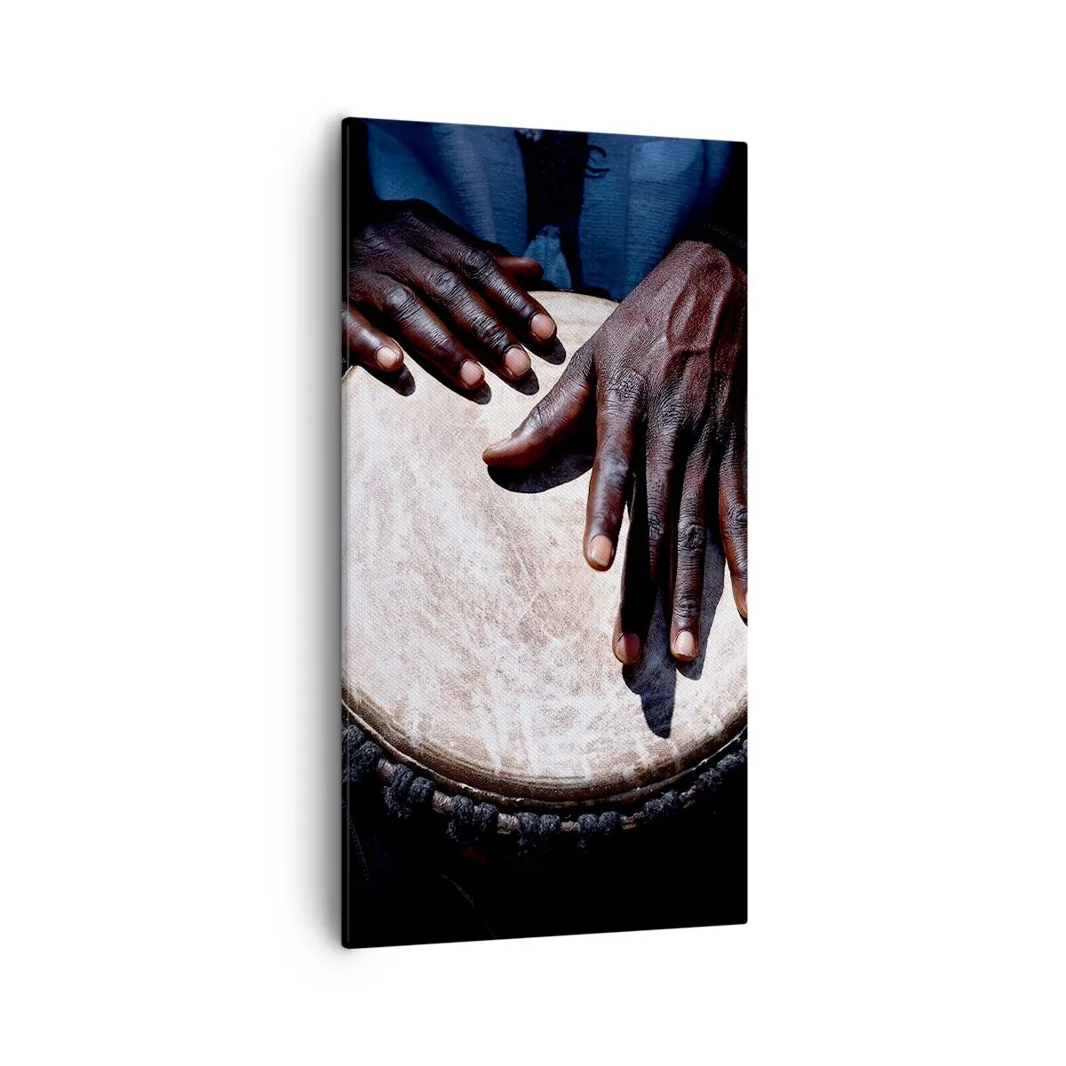 Bild auf Leinwand - Leinwandbild - Lebe in deinem eigenen Rhythmus - 55x100 cm