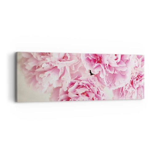 Bild auf Leinwand - Leinwandbild - In rosa Glamour - 90x30 cm