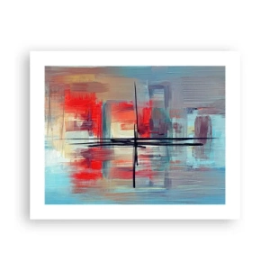 Poster - Landschaft in einer unbekannten Dimension - 50x40 cm