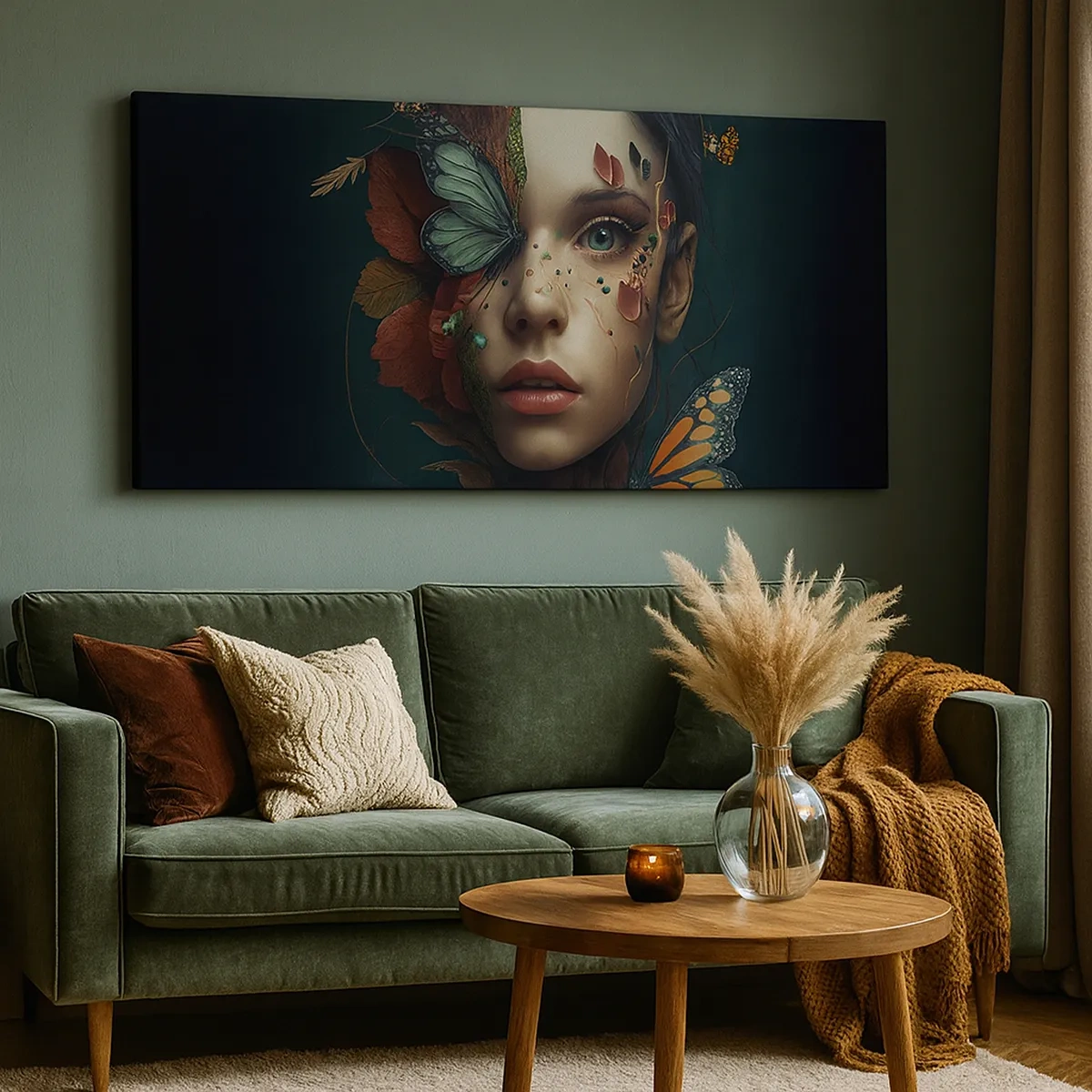 Bild auf Leinwand - Leinwandbild - Wunderbare Metamorphose - 30x30 cm