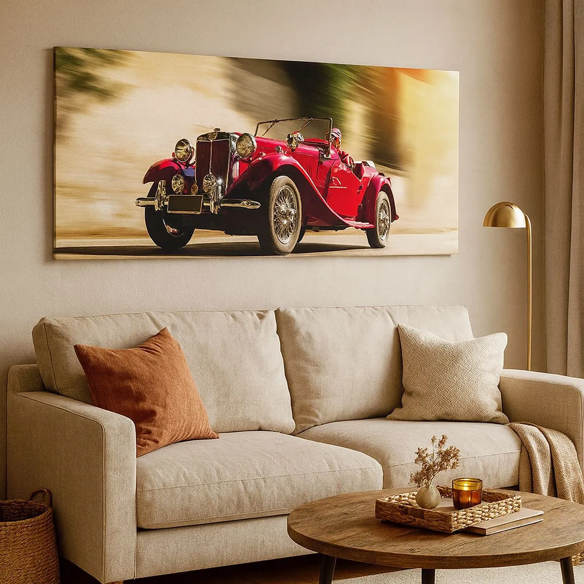 Bild auf Leinwand - Leinwandbild - Schöner als Nike von Samothrake - 100x40 cm