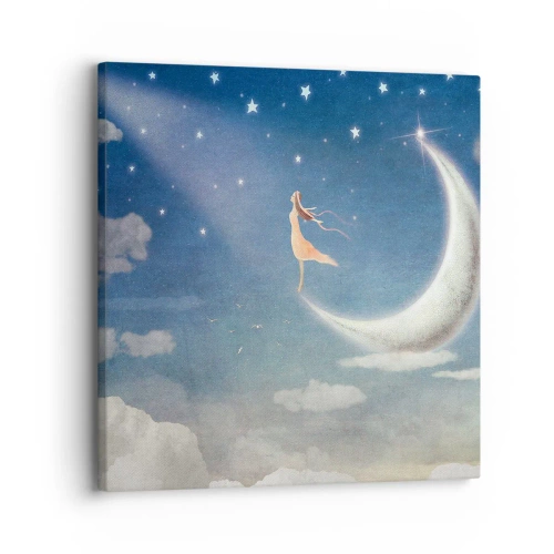 Bild auf Leinwand - Leinwandbild - Blauer Freier - 30x30 cm