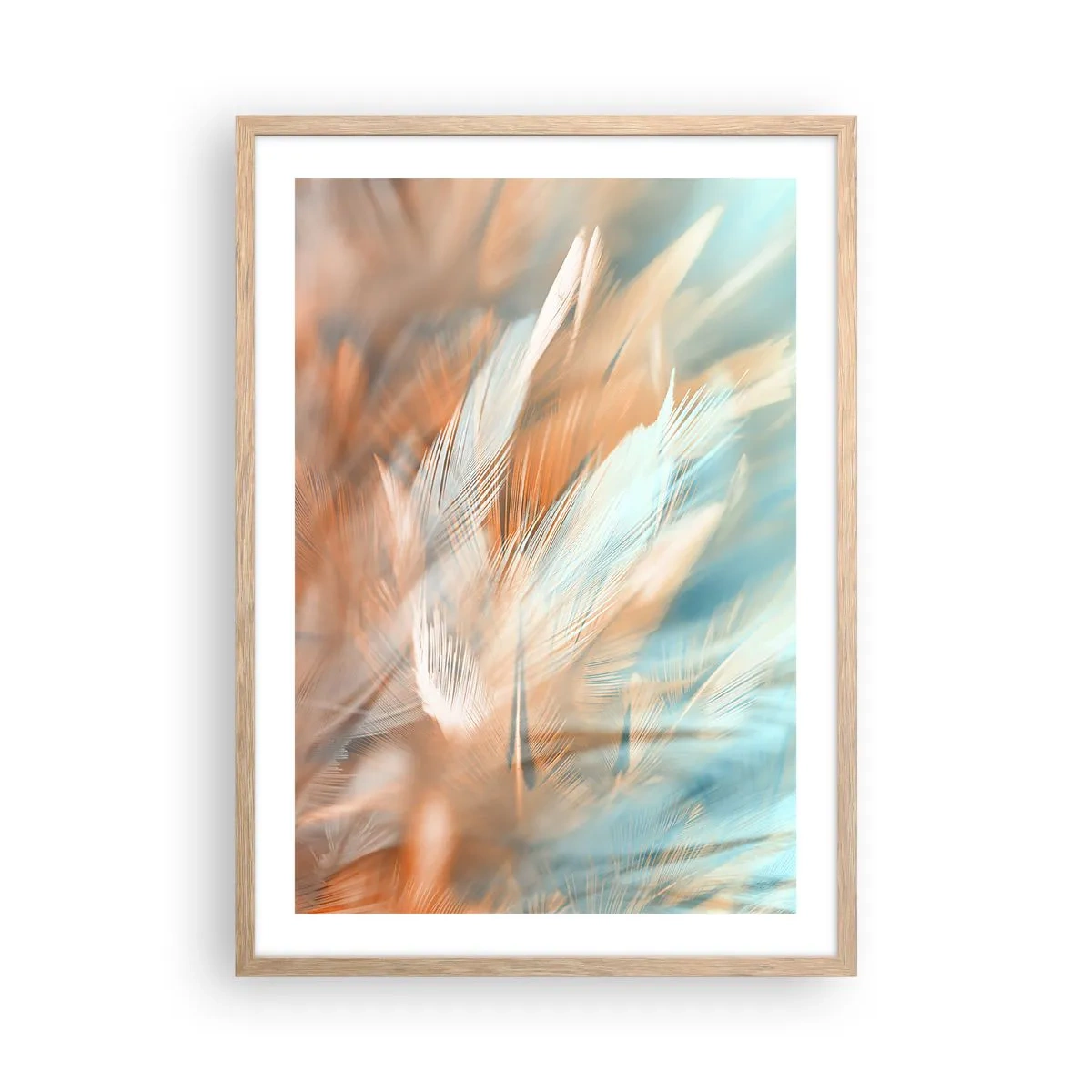 Poster in einem Rahmen aus heller Eiche - Im Land der Sanftmut - 50x70 cm