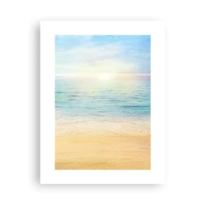 Poster - Großes Blau - 30x40 cm