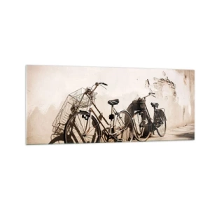 Glasbild - Bild auf glas - Der unvergessliche Charme der Vergangenheit - 100x40 cm