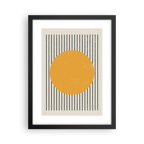 Poster in einem schwarzem Rahmen - Die Kraft der Einfachheit - 30x40 cm