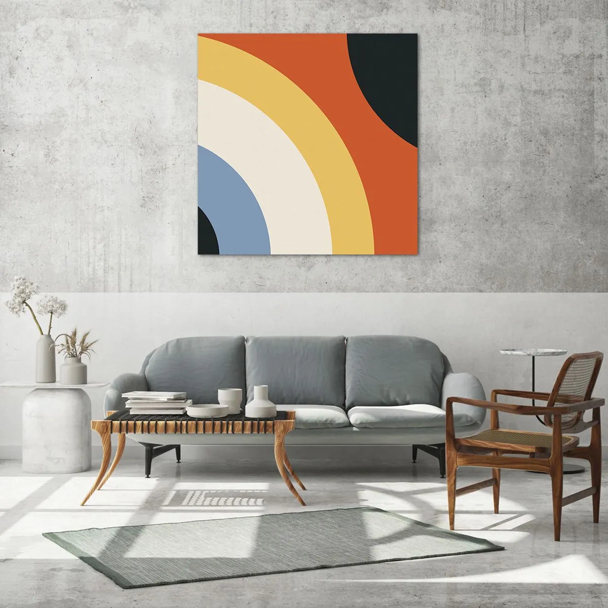 Glasbild - Bild auf glas - Zu mir selbst - 70x70 cm