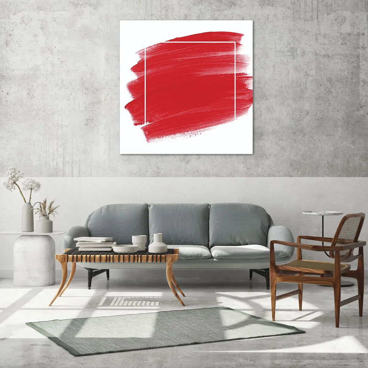 Glasbild - Bild auf glas - Aus dem Rahmen - 60x60 cm