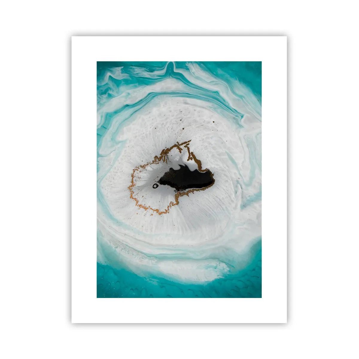 Poster - Nach Innen eindringen - 30x40 cm