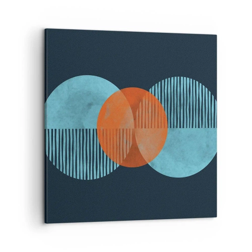 Bild auf Leinwand - Leinwandbild - Symmetrische Komposition - 50x50 cm