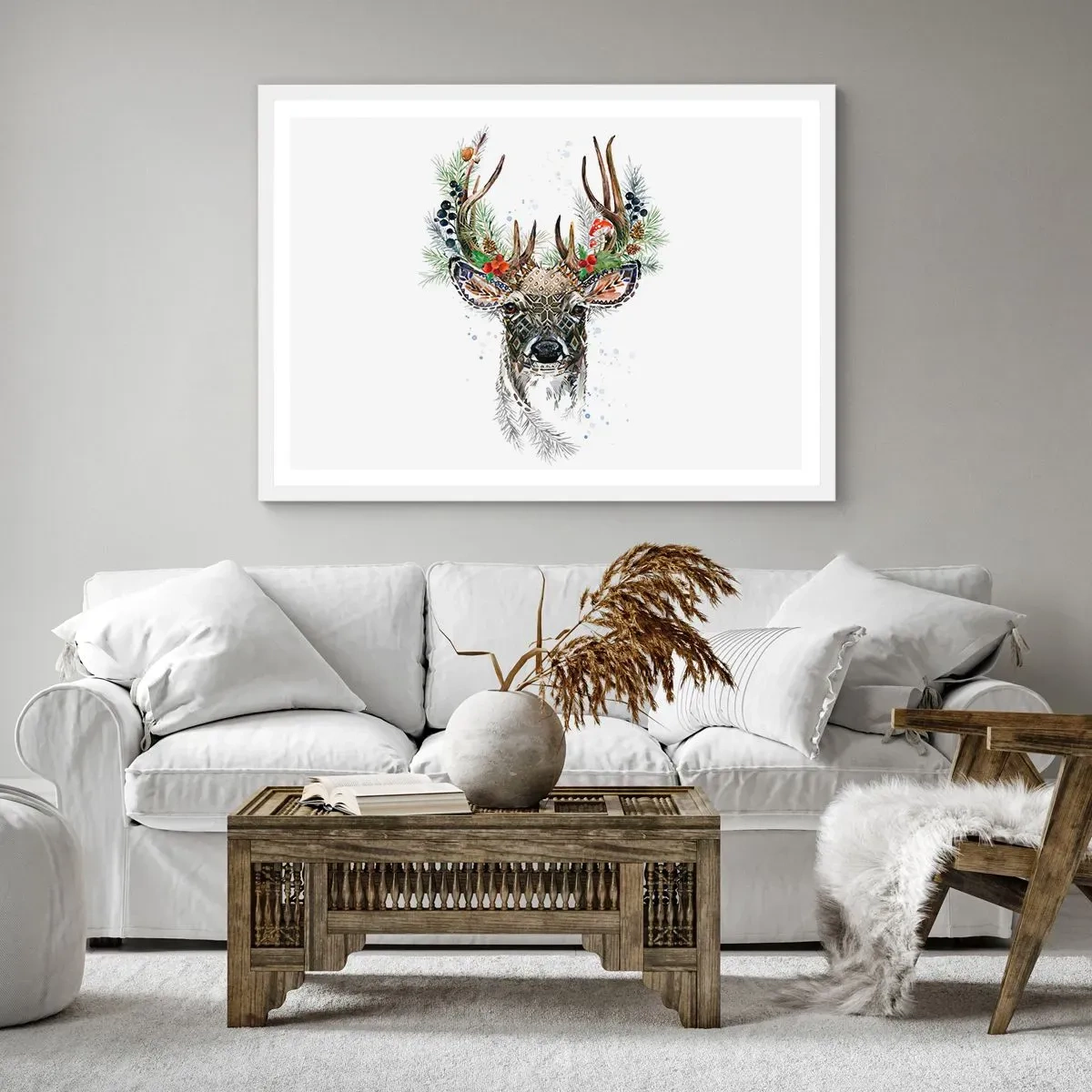 Poster in einem weißen Rahmen - Im festlichen Gewand - 40x30 cm