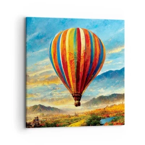 Bild auf Leinwand - Leinwandbild - In der Stille sieht man mehr - 70x70 cm