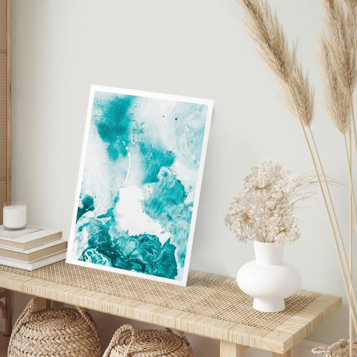 Poster - Morast von Blau - 40x50 cm