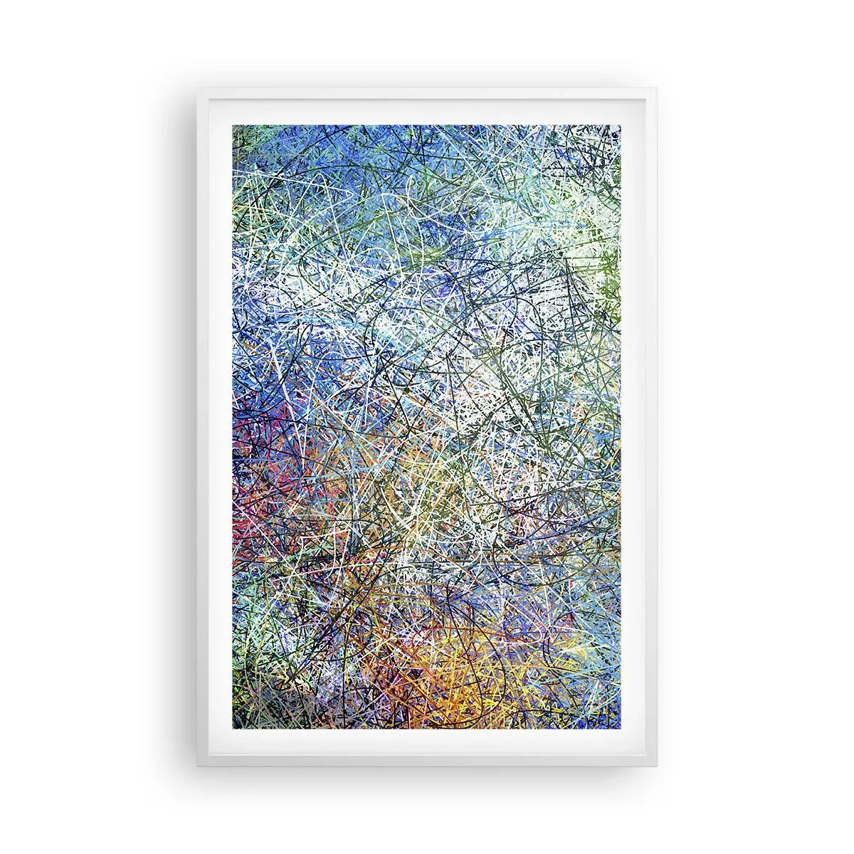 Poster in einem weißen Rahmen - Es ist nicht so einfach - 61x91 cm