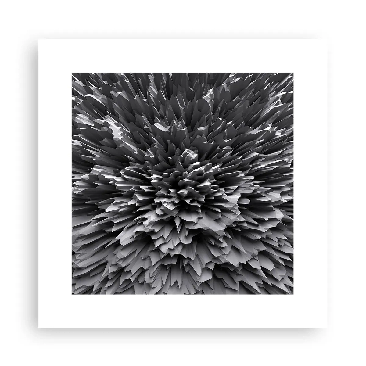 Poster - Härter kann es nicht werden - 30x30 cm