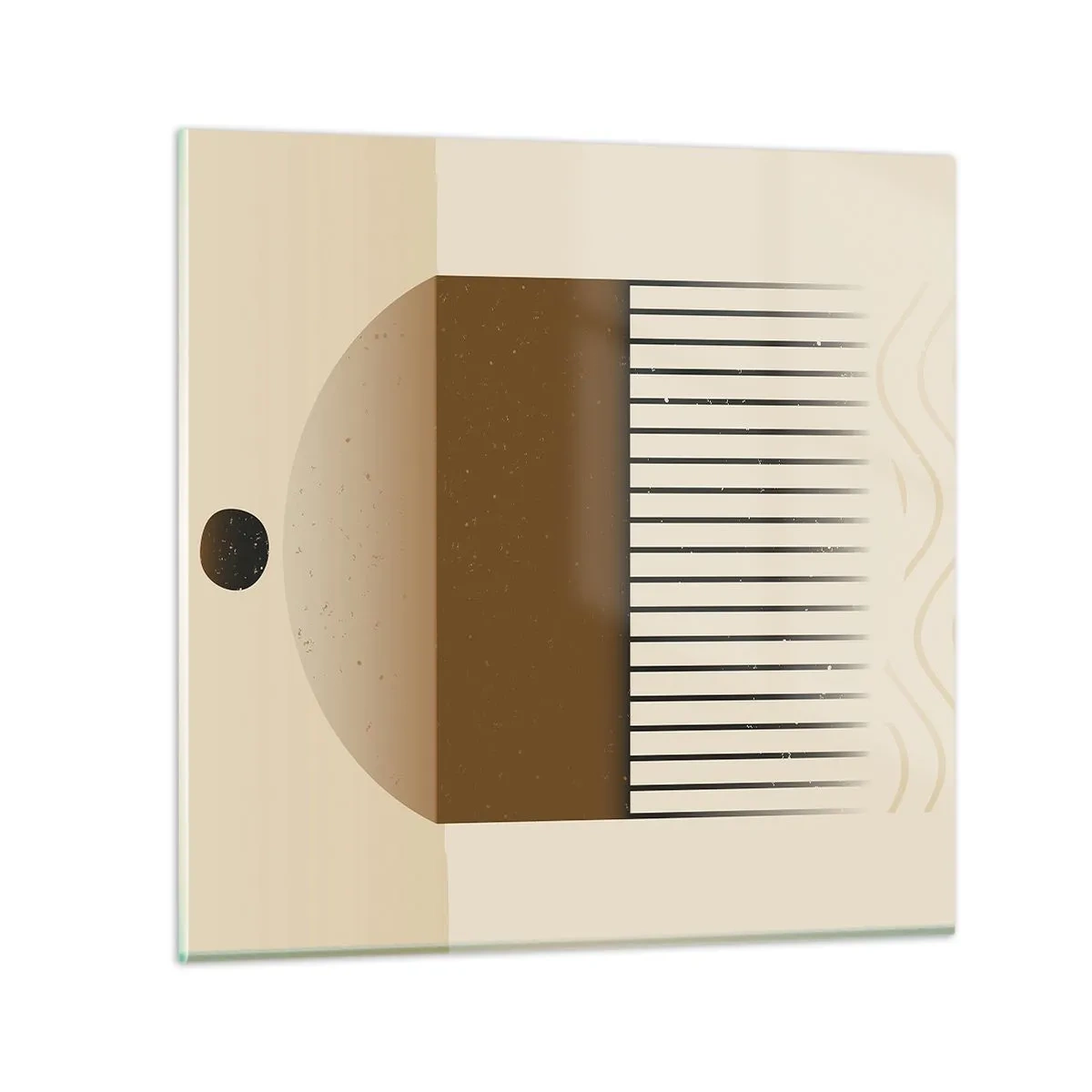 Glasbild - Bild auf glas - Verschiedene Staaten - 60x60 cm