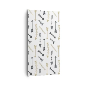 Bild auf Leinwand - Leinwandbild - Der Traum des Bogenschützen - 65x120 cm