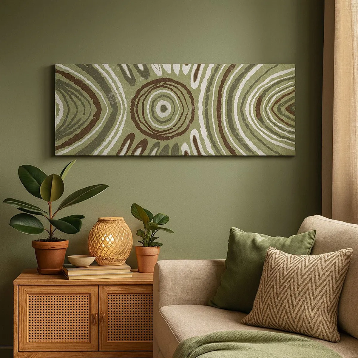Bild auf Leinwand - Leinwandbild - Explosion von Emotionen - 100x40 cm