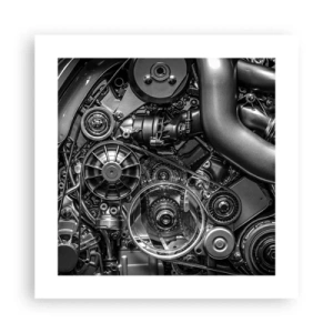 Poster - Die Poesie der Mechanik - 40x40 cm