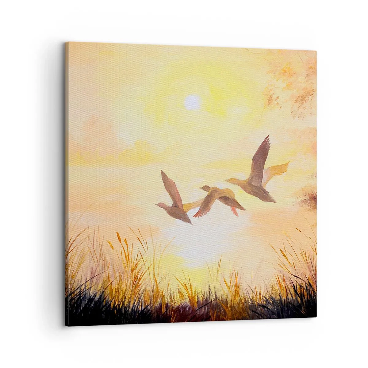 Bild auf Leinwand - Leinwandbild - Der Beginn einer langen Reise - 50x50 cm